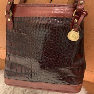 Vintage Brahmin Leather Handbag